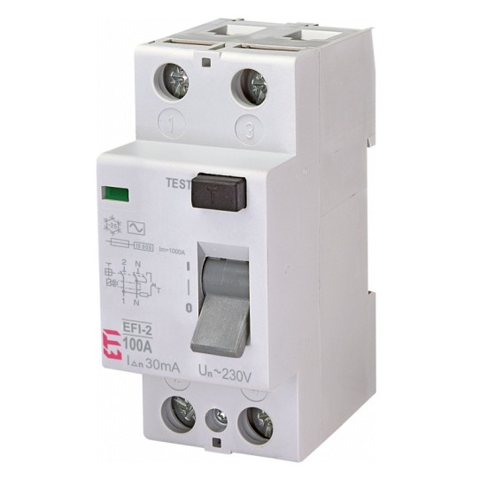 Wyłącznik różnicowoprądowy EFI-2 AC 100